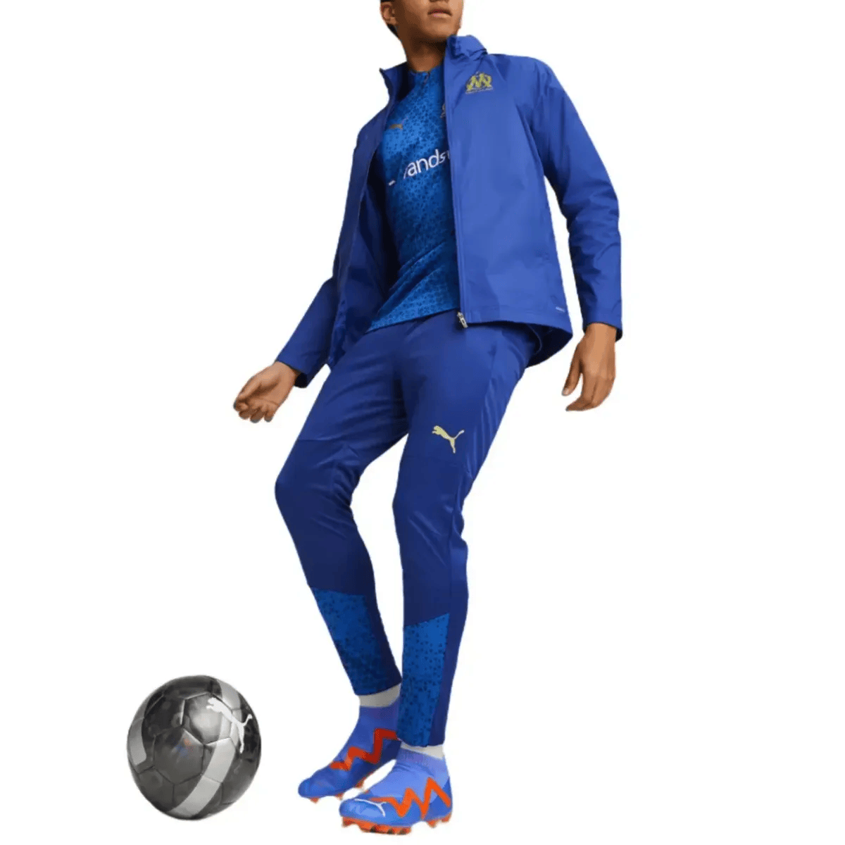 Olympique Marseille soccer training rain jacket 2024 - Puma-4