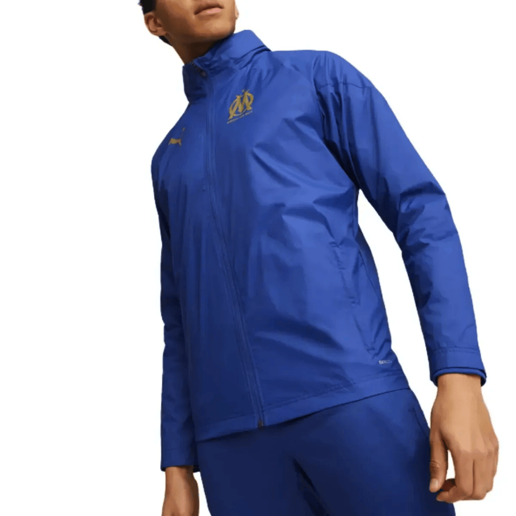 Olympique Marseille soccer training rain jacket 2024 - Puma-0