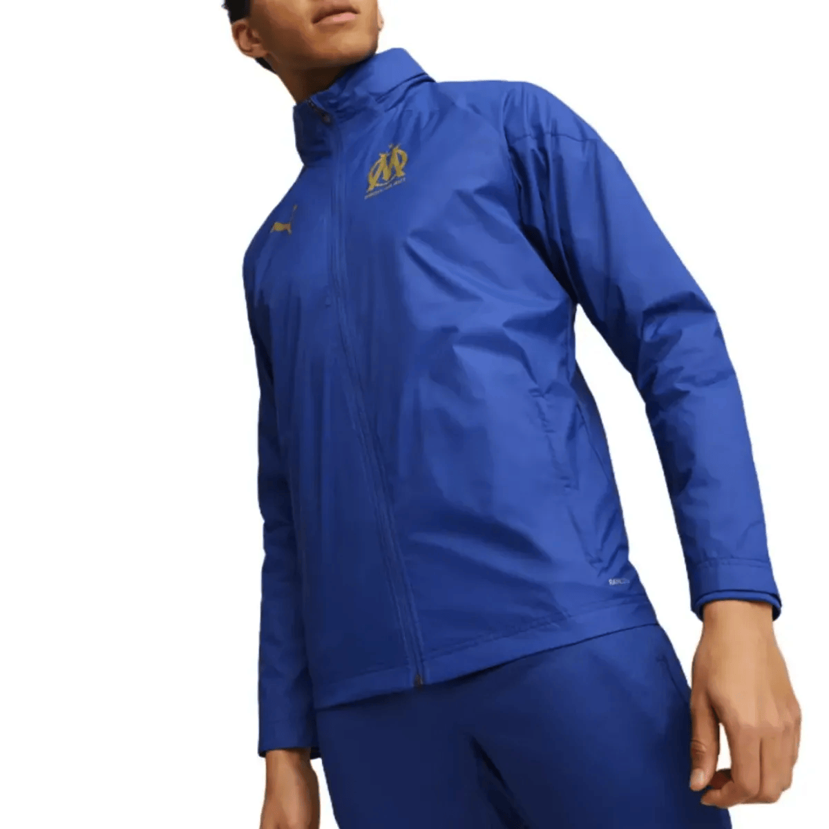 Olympique Marseille soccer training rain jacket 2024 - Puma-0
