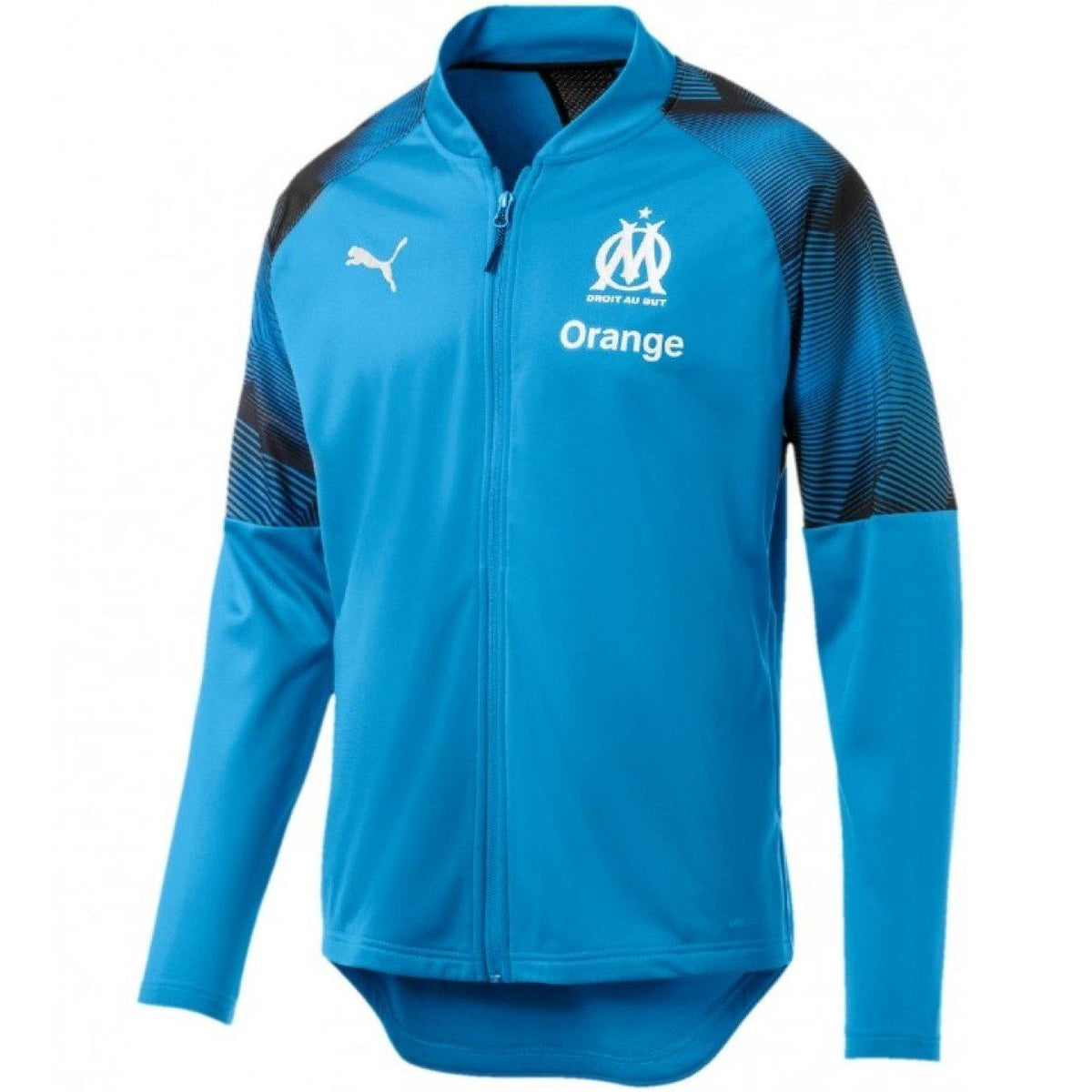 Olympique Marseille soccer Pro presentation tracksuit 2019 - Puma-1