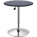 Table de Bar Table Bistro Mange-debout Chic Style Contemporain Hauteur réglable 67-93 cm Ø 63 cm Plateau-0