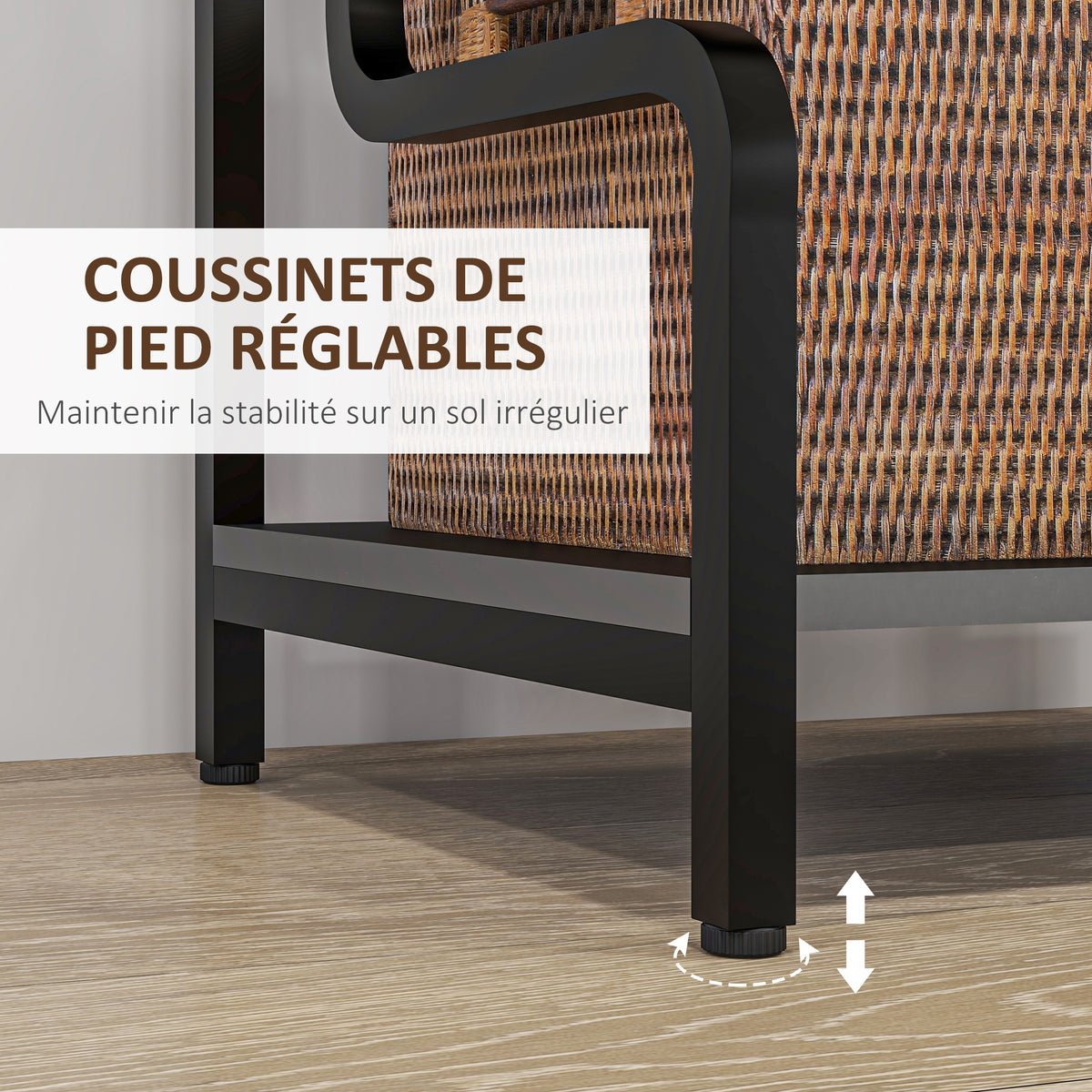 Étagère de rangement à 3 niveaux étagère en métal design industriel structure en acier 55 x 40 x 77 cm Noir-5