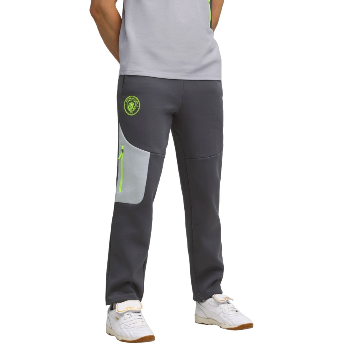 Manchester City Pumatech Fleece presentation tracksuit 2025/26 - Puma-2