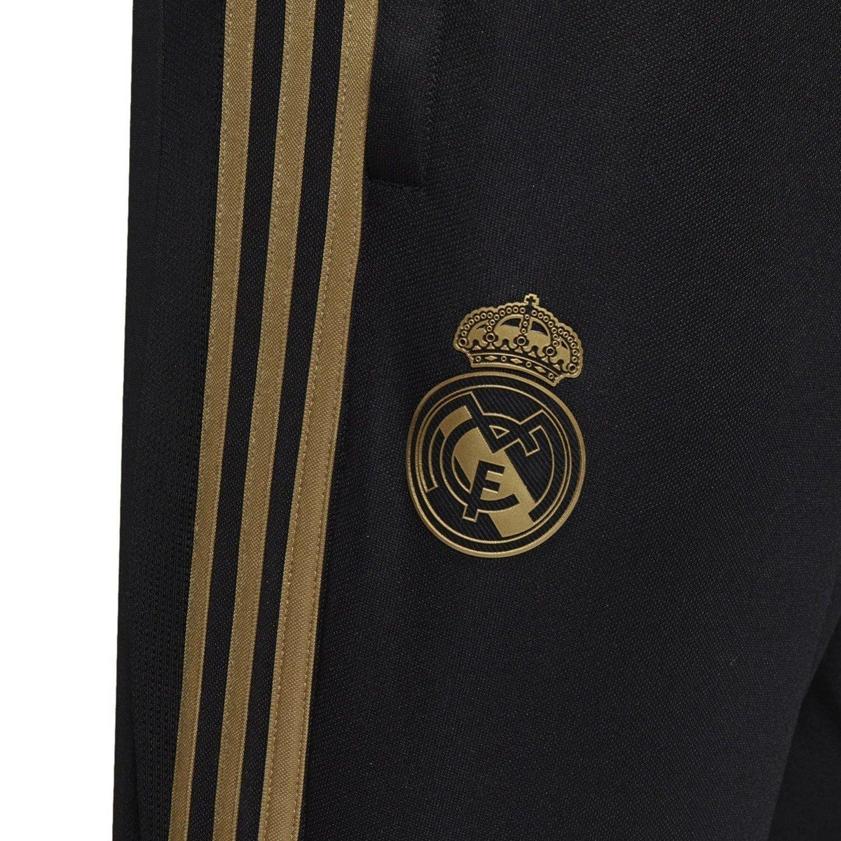 Real Madrid soccer black technical training pants 2019/20 - Adidas-1