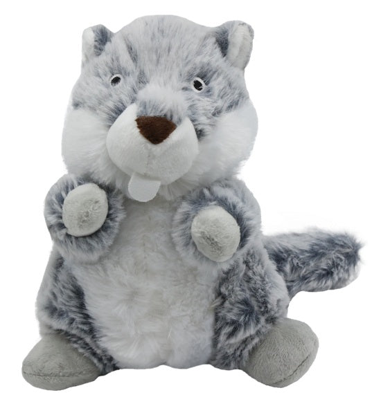 PELUCHE CASTORO CON SQUEAKER 13 CM.