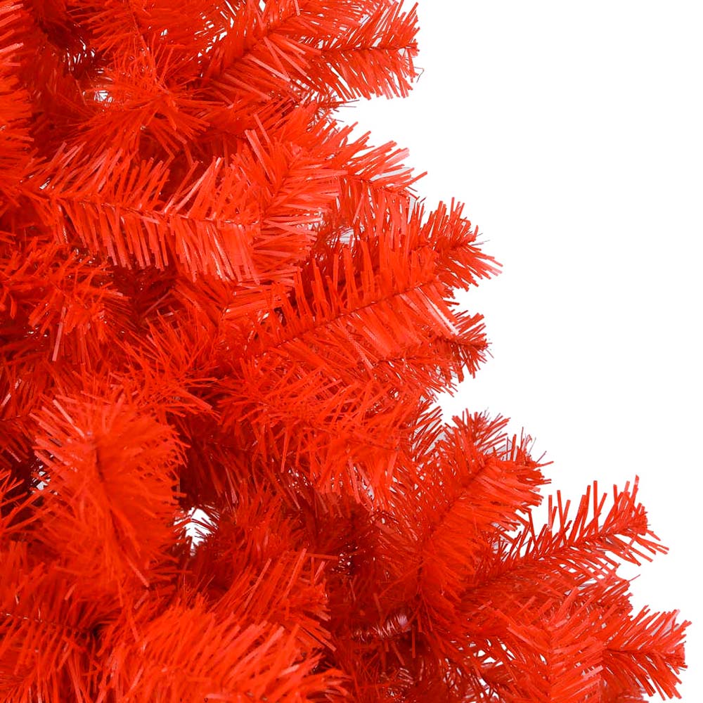 Albero di Natale artificiale rosso – 120 cm, 230 rami