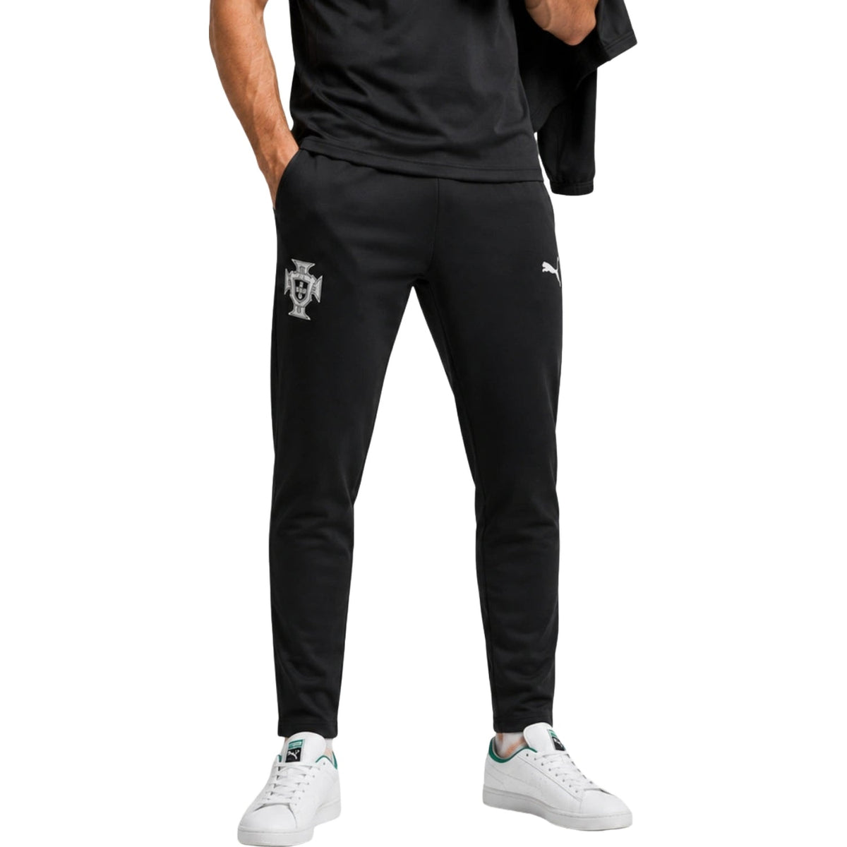 Portugal black presentation soccer tracksuit 2026/27 - Puma-1