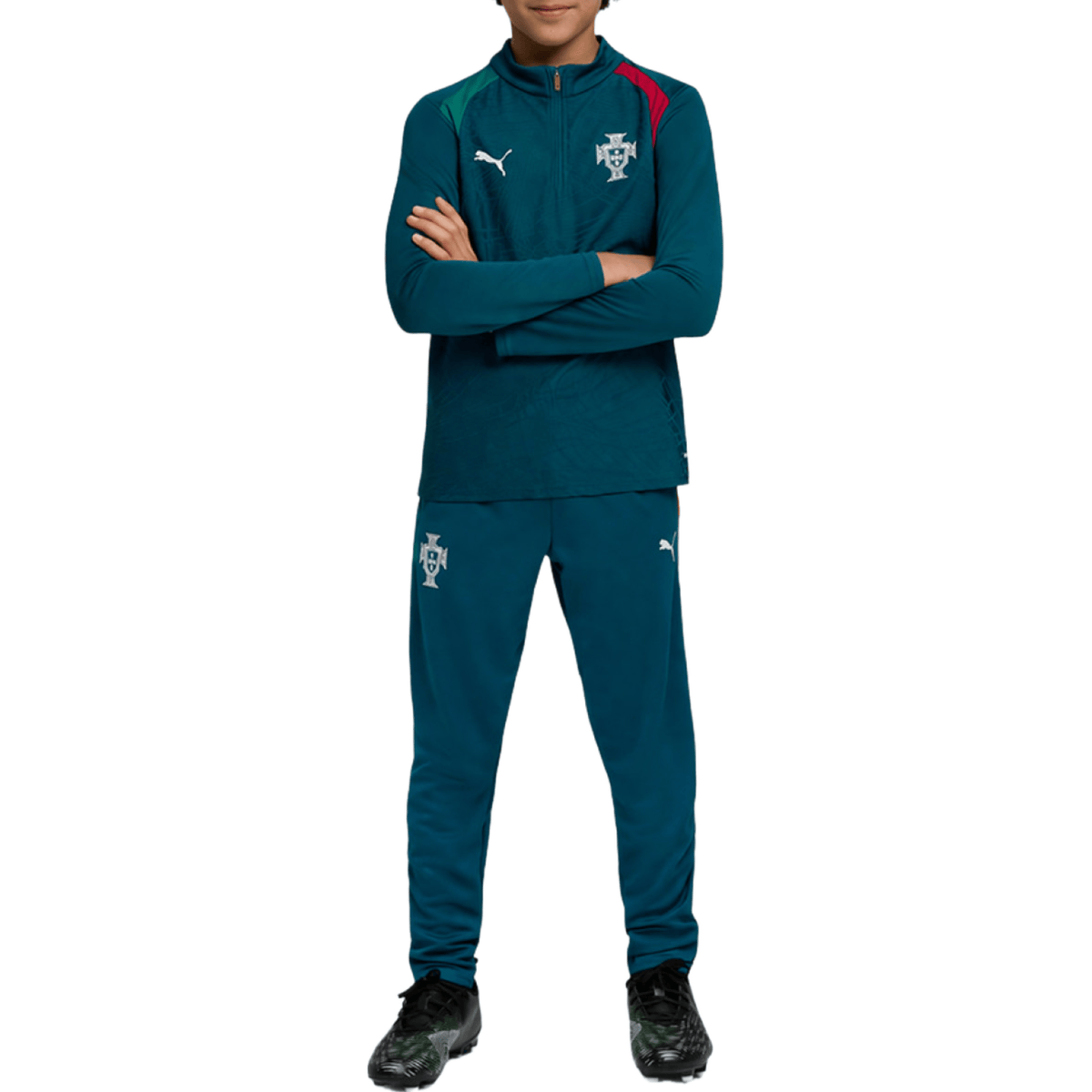 Kids - Portugal training technical soccer tracksuit 2026/27 - Puma-4