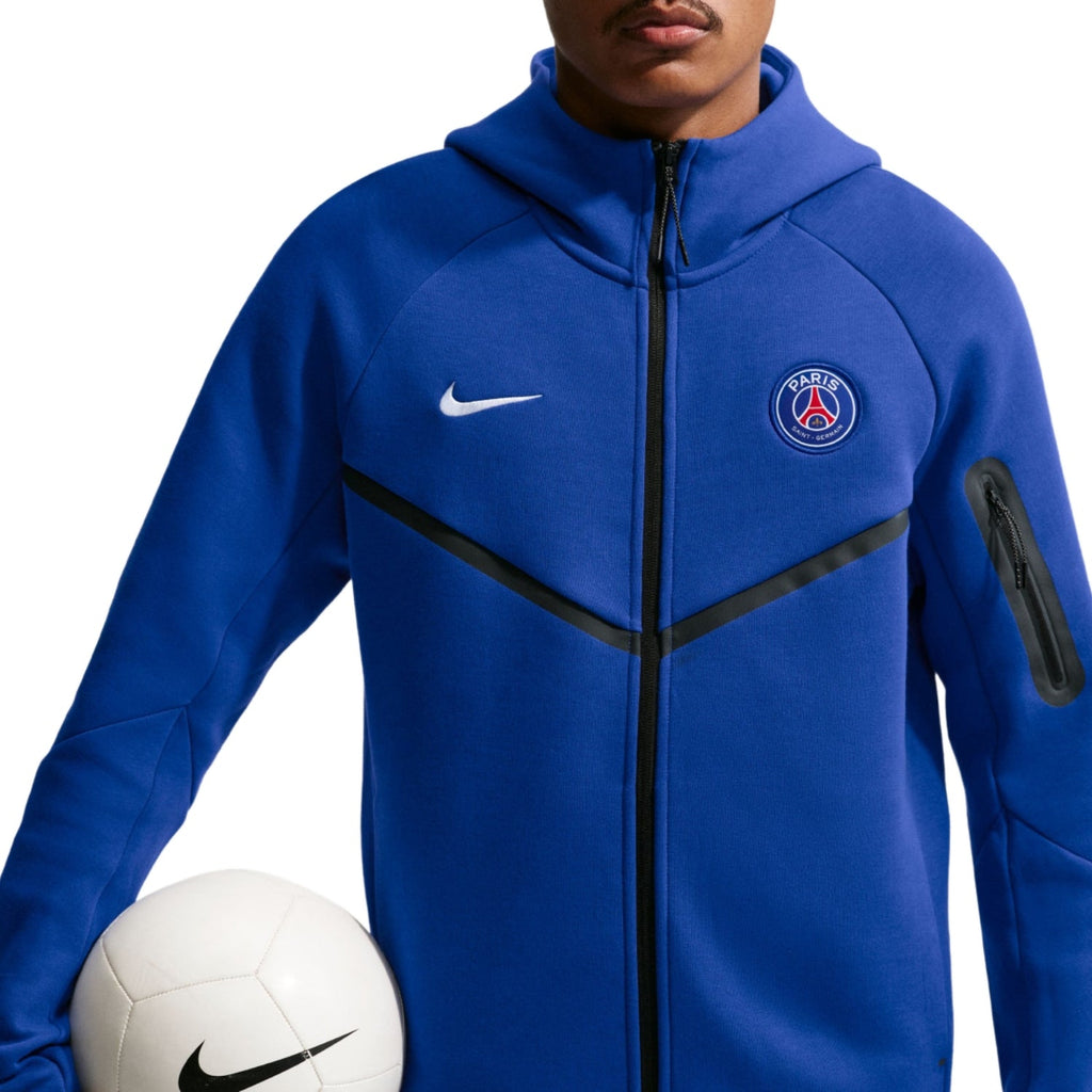 PSG blue Tech Fleece presentation soccer tracksuit 2026/27 - Nike-2