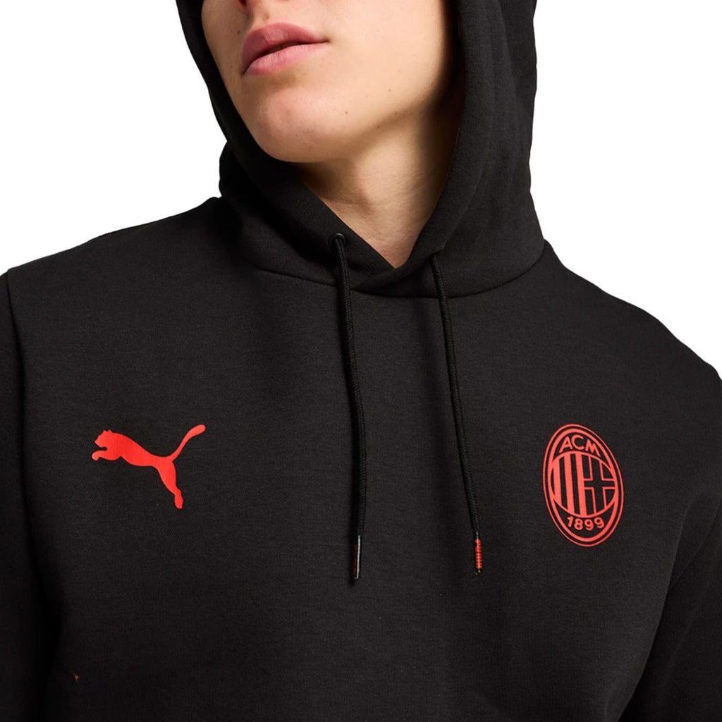 AC Milan Casual Fans hooded sweat tracksuit 2024/25 black - Puma-4