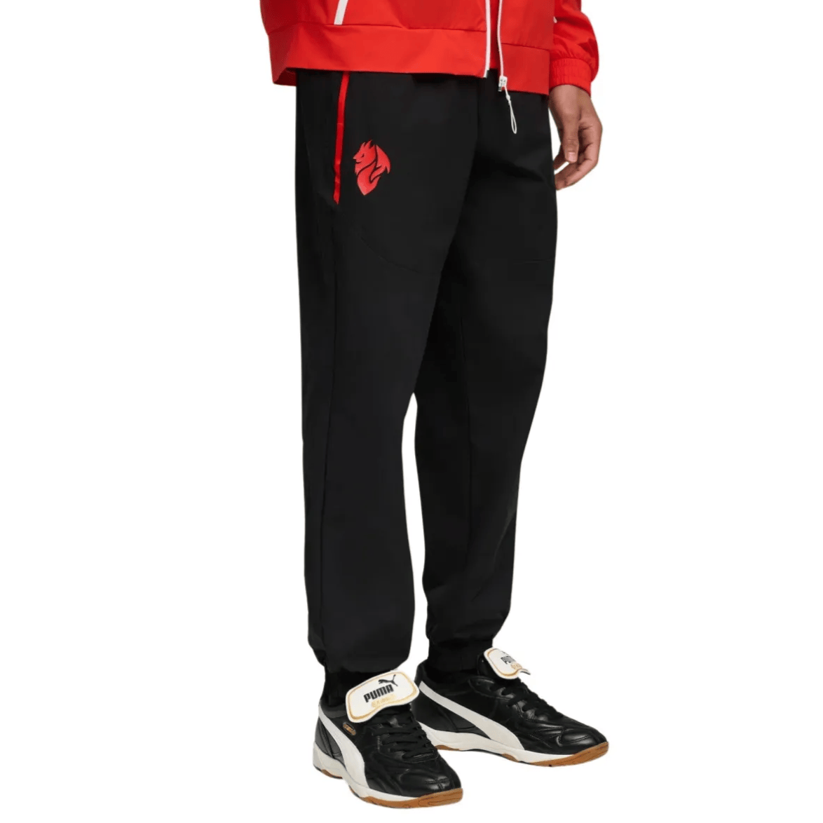 AC Milan black woven presentation soccer tracksuit 2025/26 - Puma-4