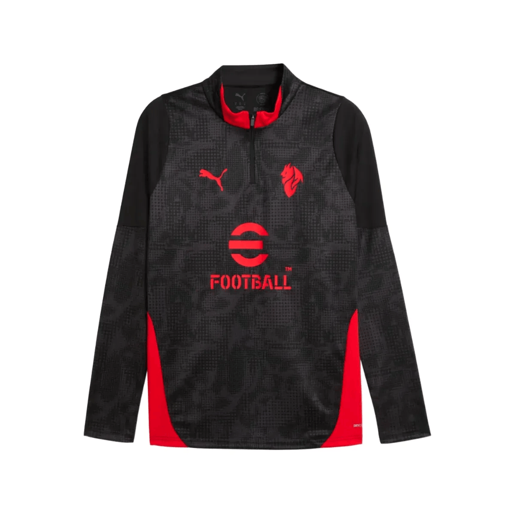 AC Milan black training technical soccer sweat top 2025/26 - Puma-3