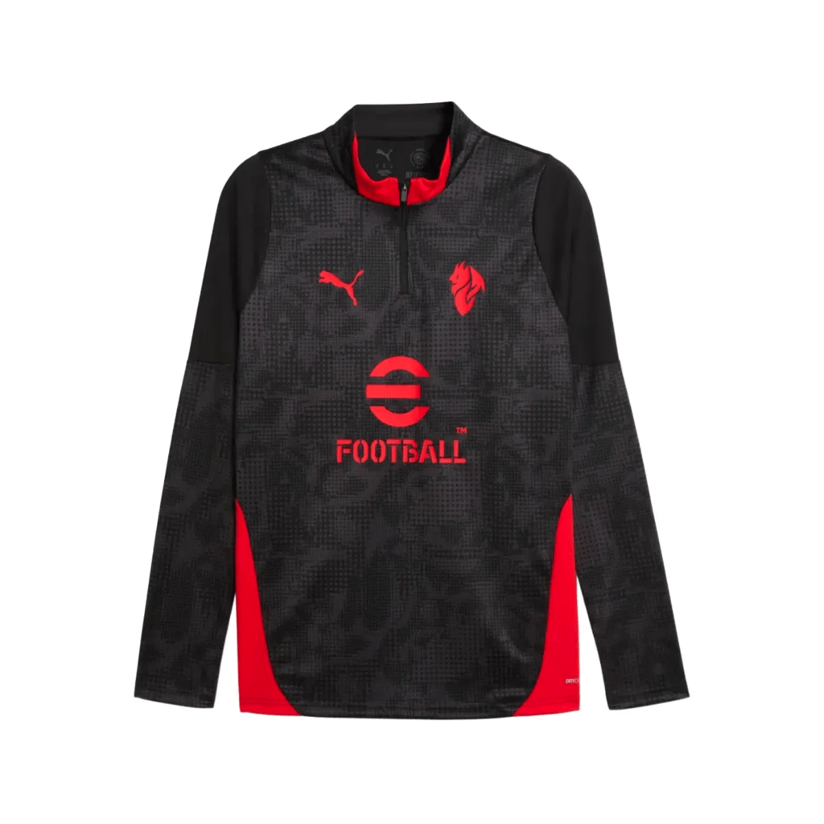 AC Milan black training technical soccer sweat top 2025/26 - Puma-3