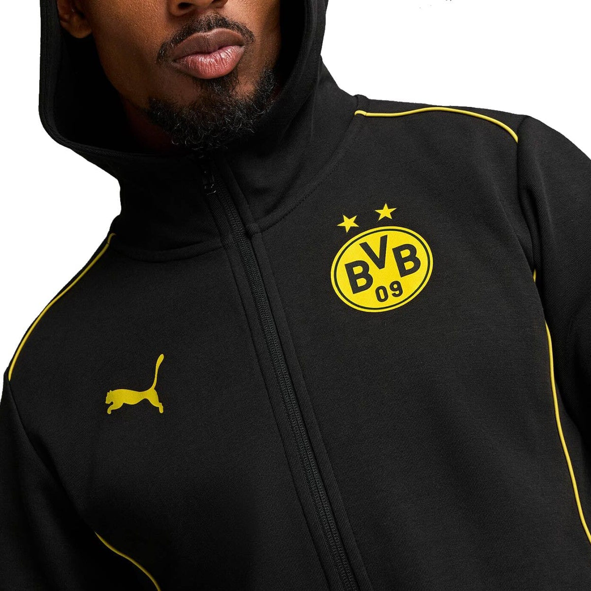 BVB Borussia Dortmund Casual hooded presentation tracksuit 2024/25 - Puma-2