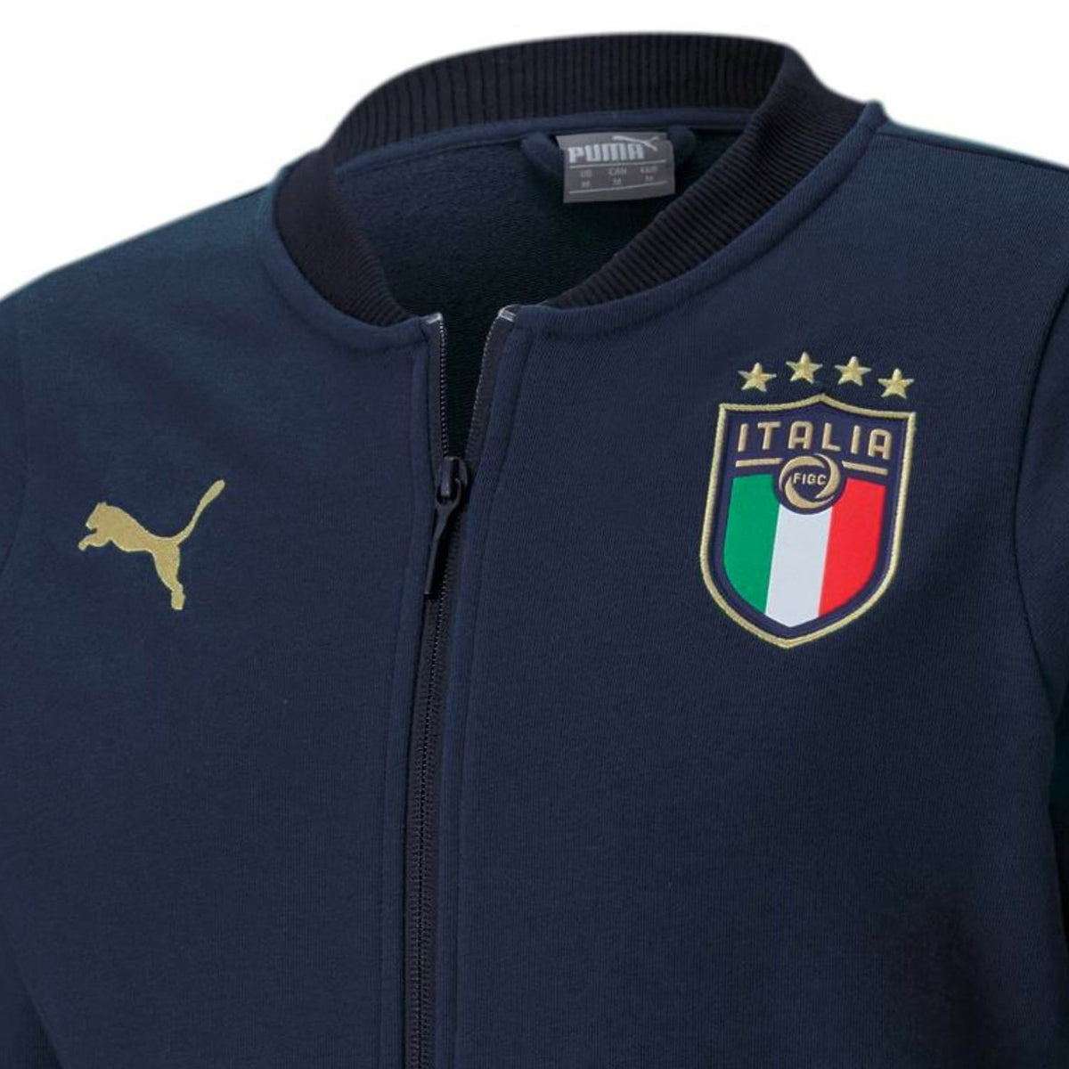 Italy navy Casual presentation Soccer tracksuit 2020/21 - Puma-3