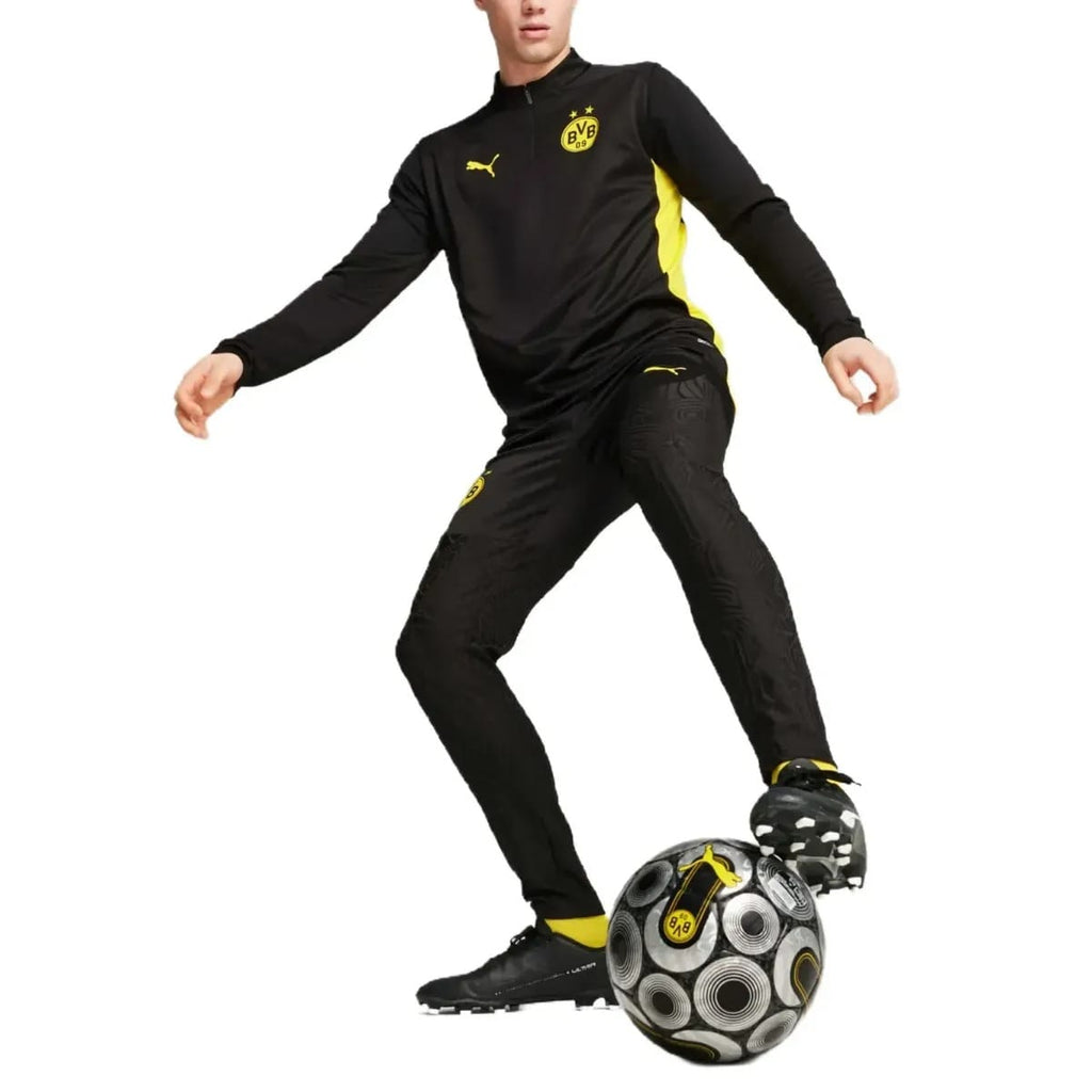 BVB Borussia Dortmund black training technical tracksuit 2024/25 - Puma-3