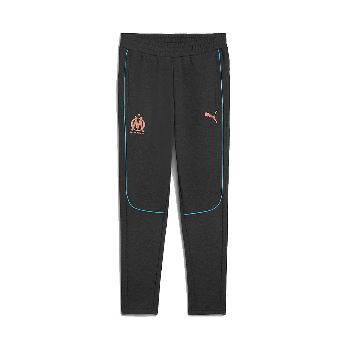 Olympique Marseille Casual presentation tracksuit 2024/25 white/black - Puma-4