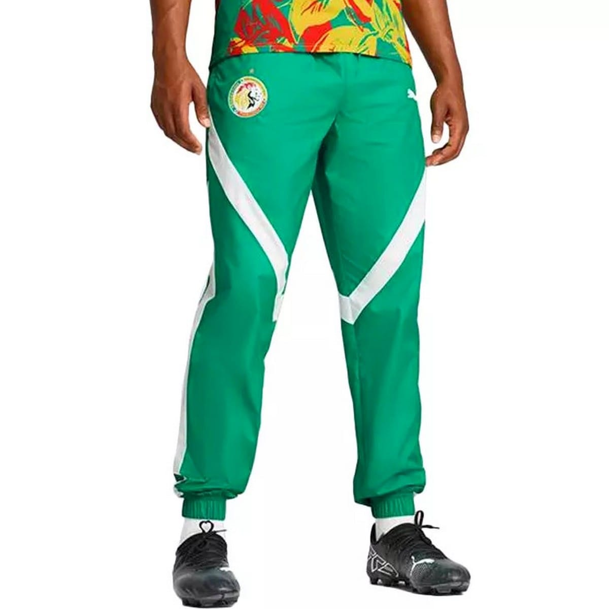 Senegal pre-match presentation soccer tracksuit 2024/25 - Puma-1