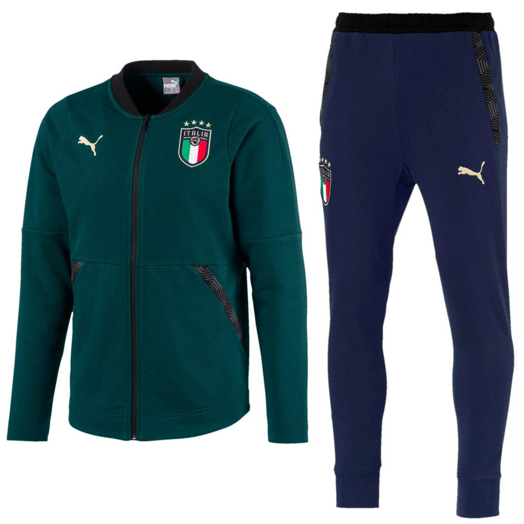 Kids - Italy green Casual presentation tracksuit 2019/20 - Puma-0
