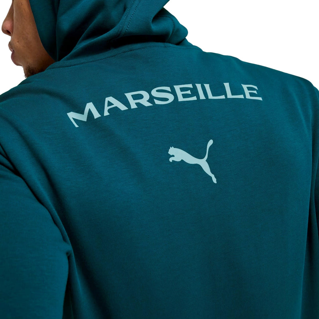 Olympique Marseille Casual hooded presentation tracksuit 2024/25 - Puma-4