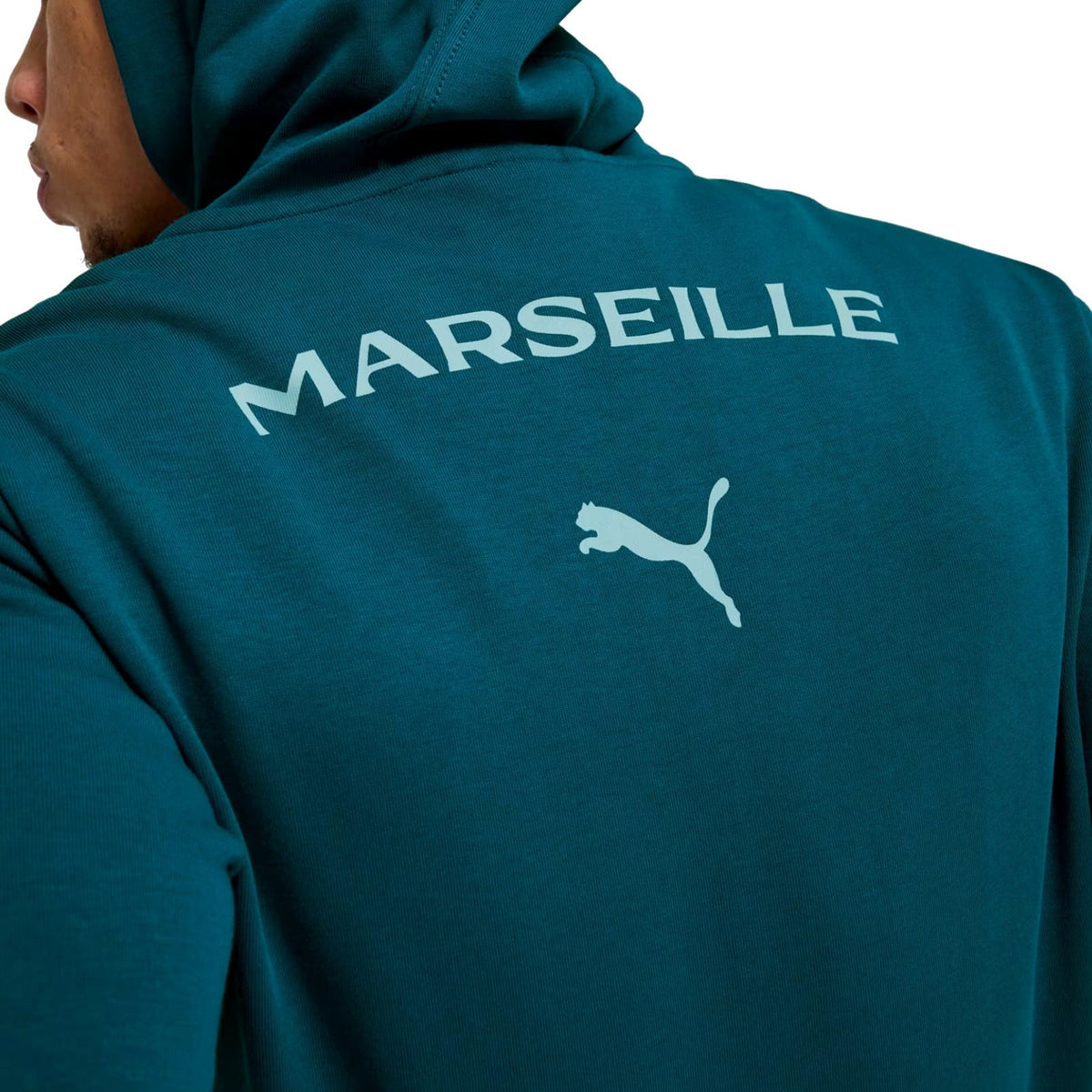 Olympique Marseille Casual hooded presentation tracksuit 2024/25 - Puma-4