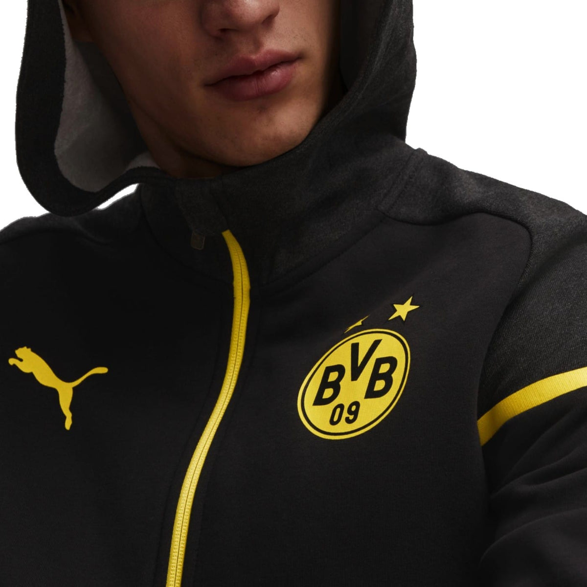 Borussia Dortmund Casual hooded presentation tracksuit 2023/24 - Puma-3