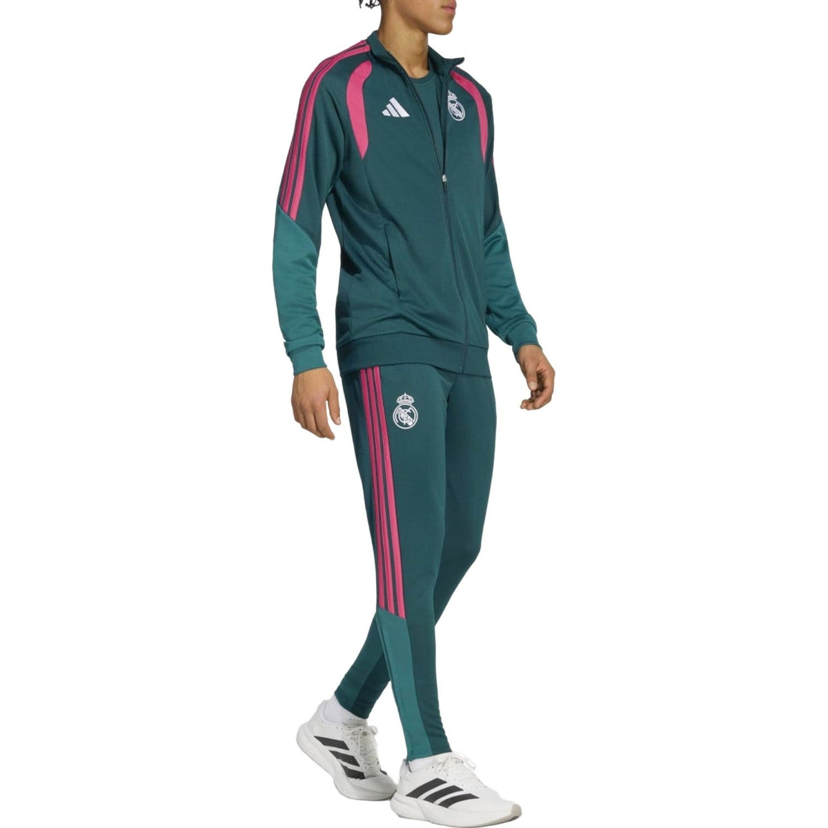 Real Madrid green training bench Soccer tracksuit 2026/27 - Adidas-1