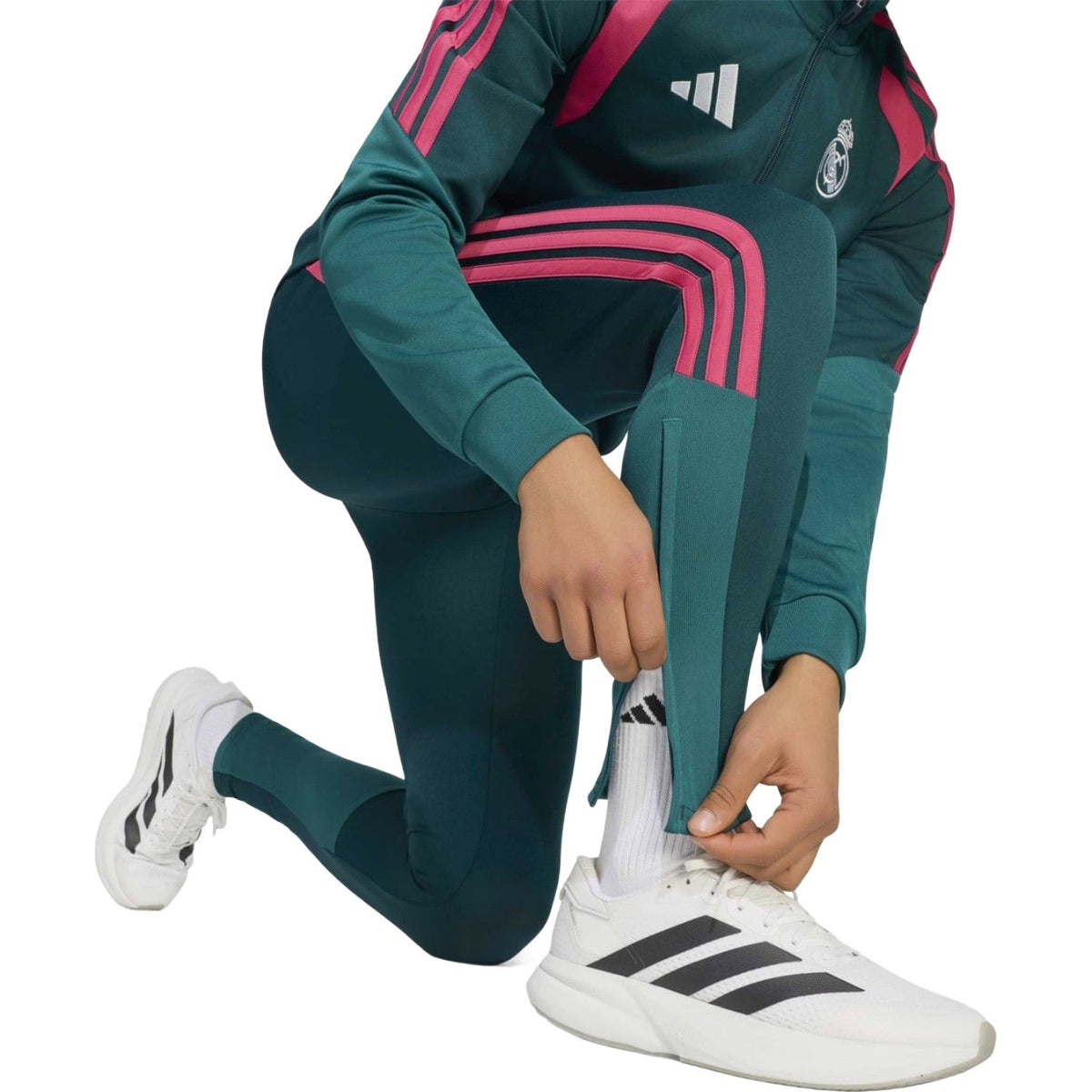 Real Madrid green training bench Soccer tracksuit 2026/27 - Adidas-4