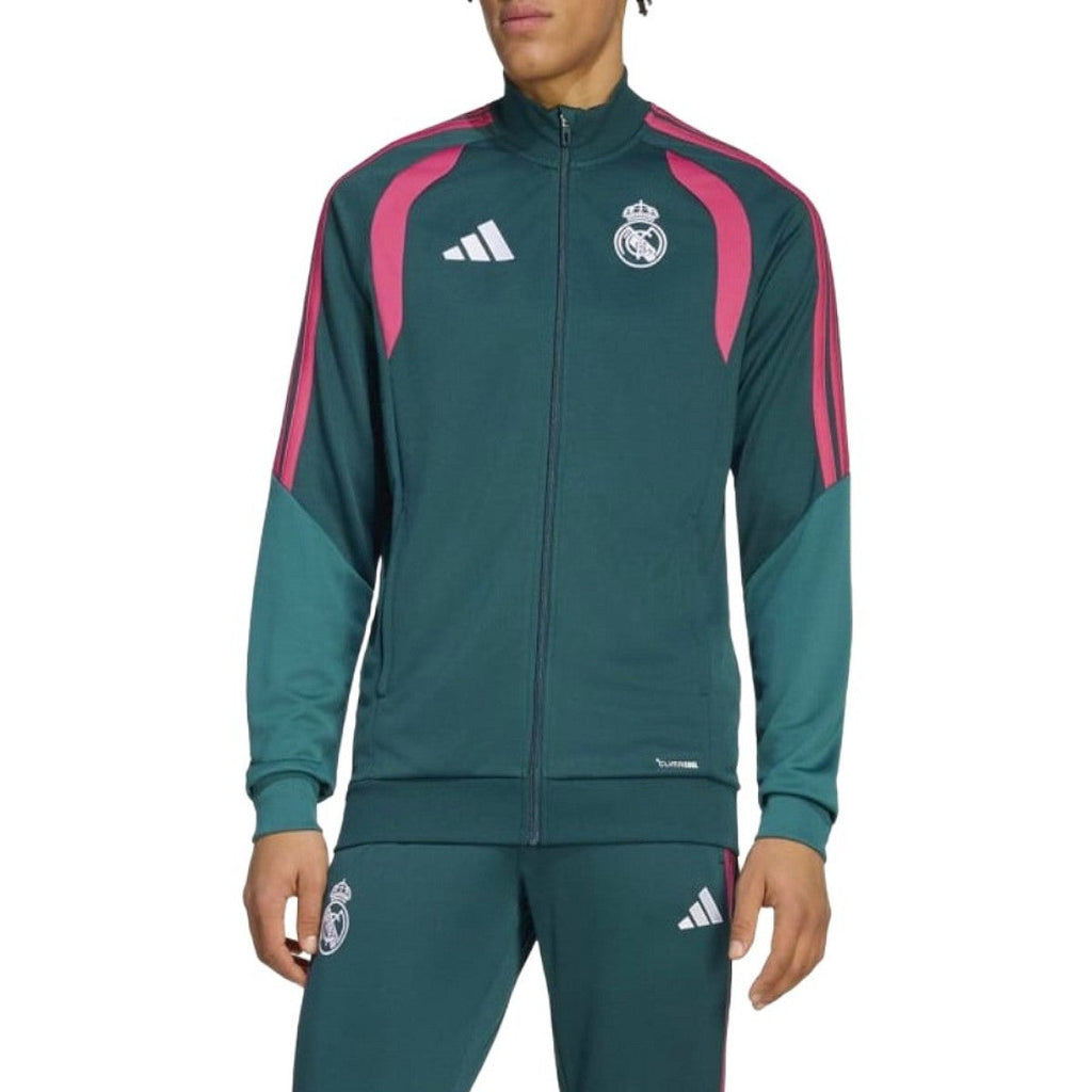 Real Madrid green training bench Soccer tracksuit 2026/27 - Adidas-0
