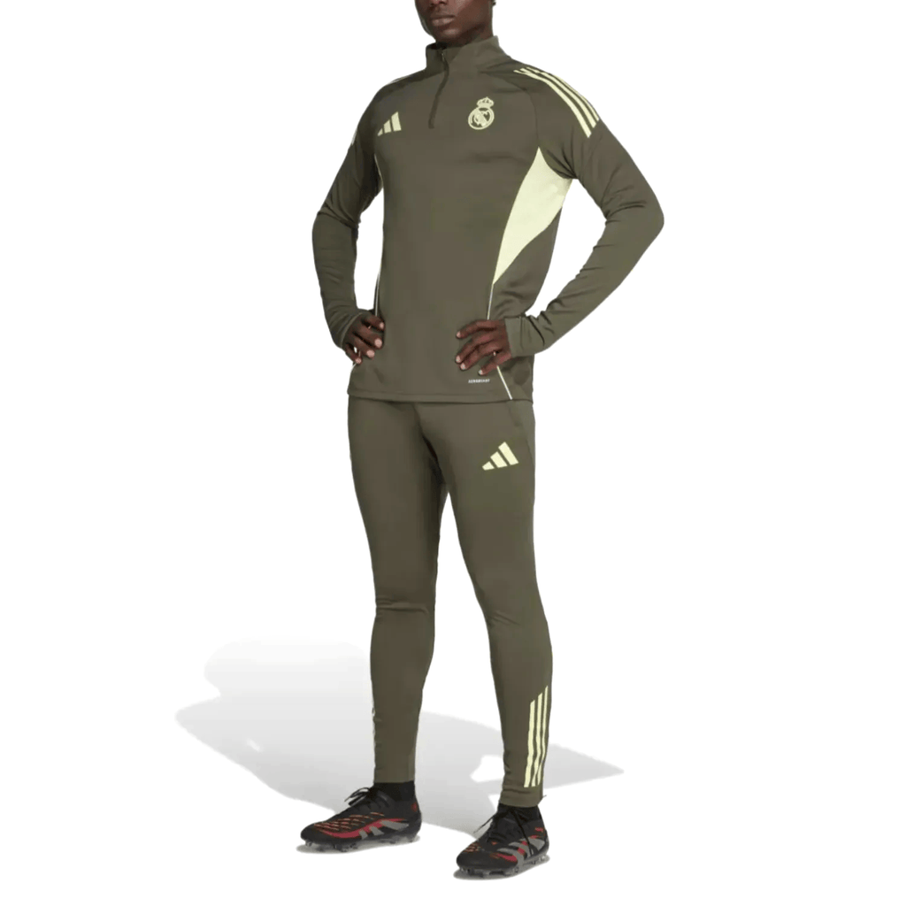 Real Madrid grey training technical Soccer tracksuit 2025/26 - Adidas-3