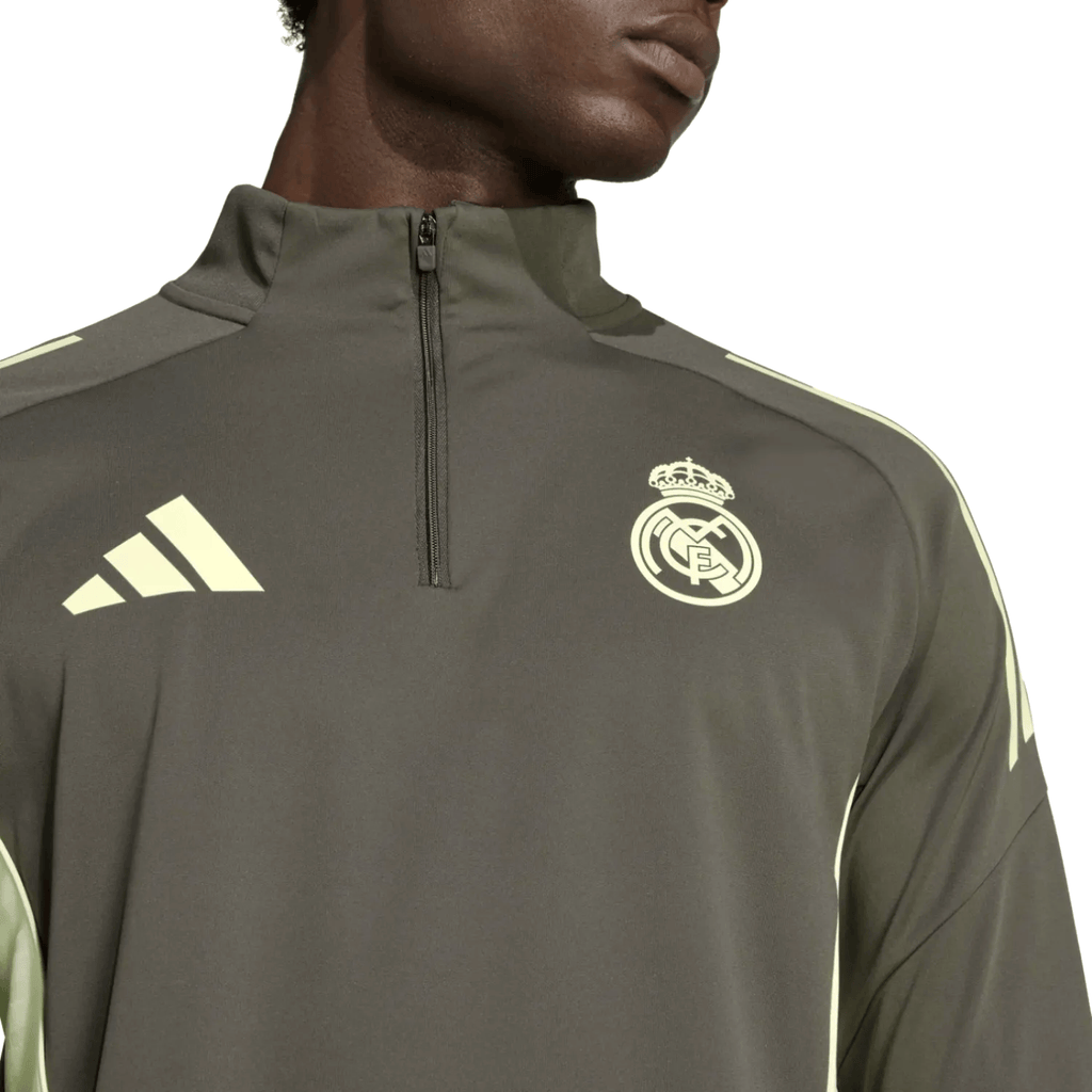 Real Madrid grey training technical Soccer tracksuit 2025/26 - Adidas-2