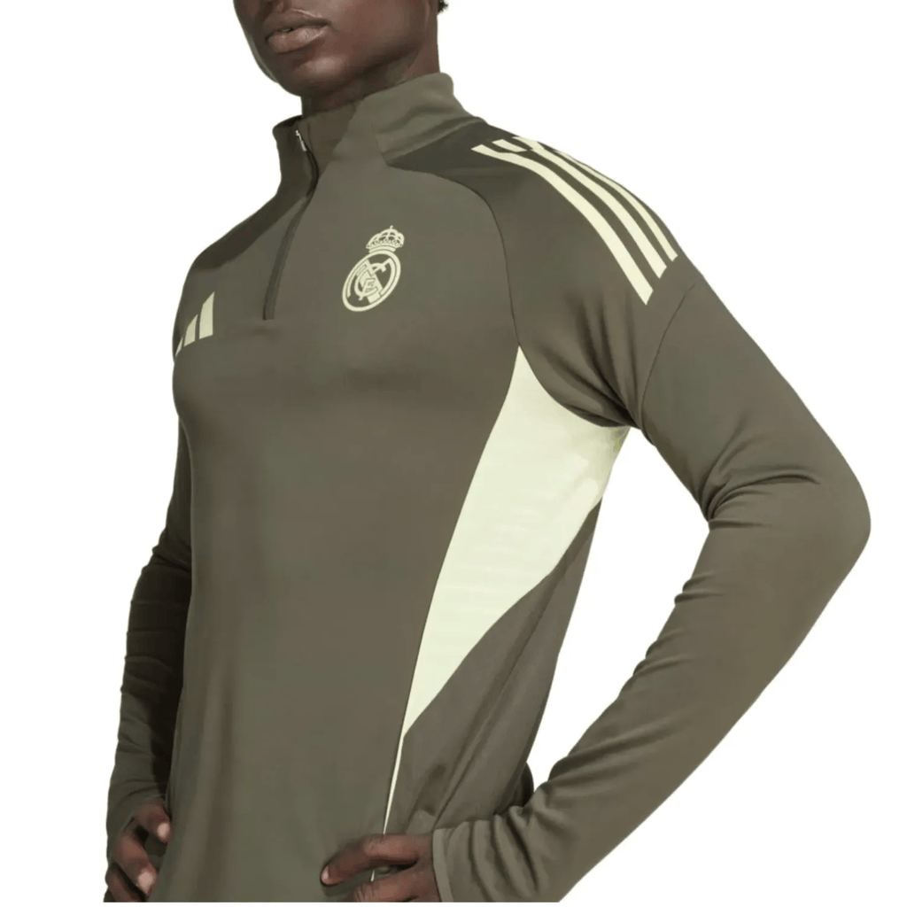 Real Madrid grey training technical Soccer tracksuit 2025/26 - Adidas-4
