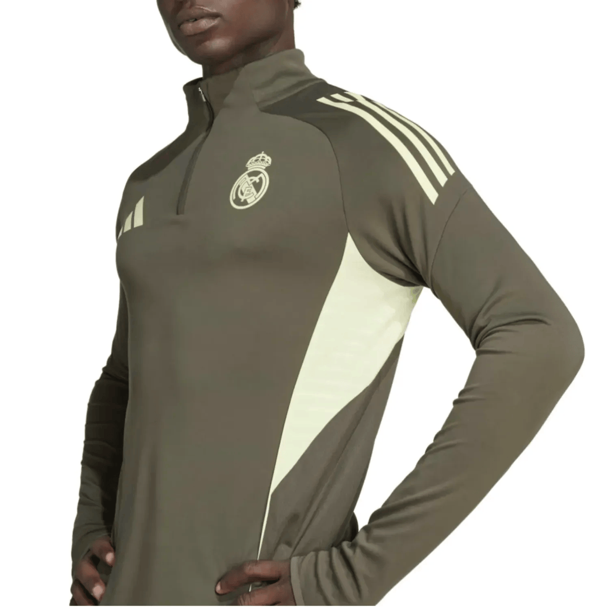 Real Madrid grey training technical Soccer tracksuit 2025/26 - Adidas-4