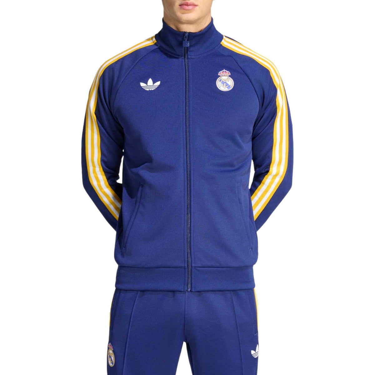 Real Madrid Originals navy casual presentation tracksuit 2026 - Adidas-0