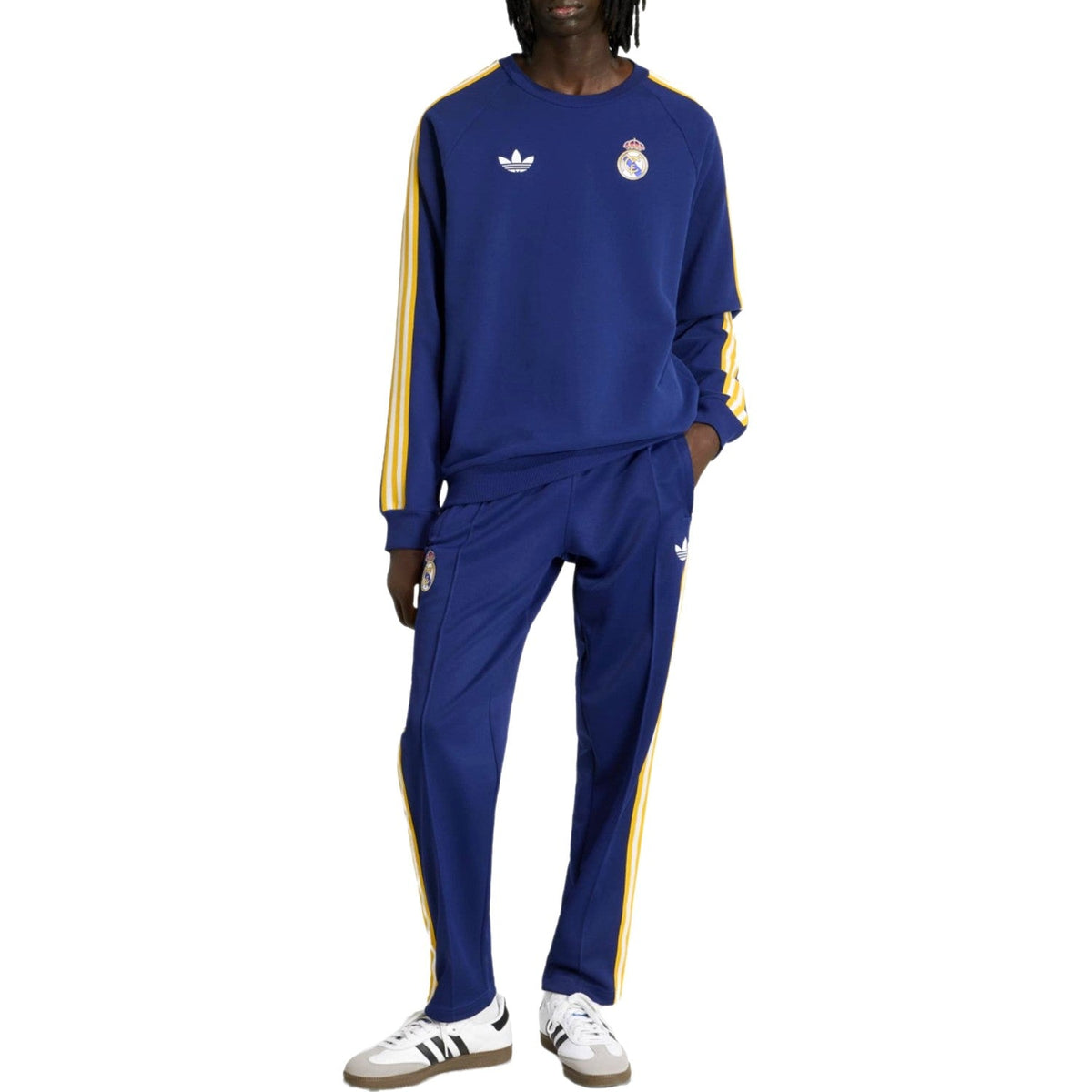 Real Madrid Originals navy presentation sweat tracksuit 2026 - Adidas-1