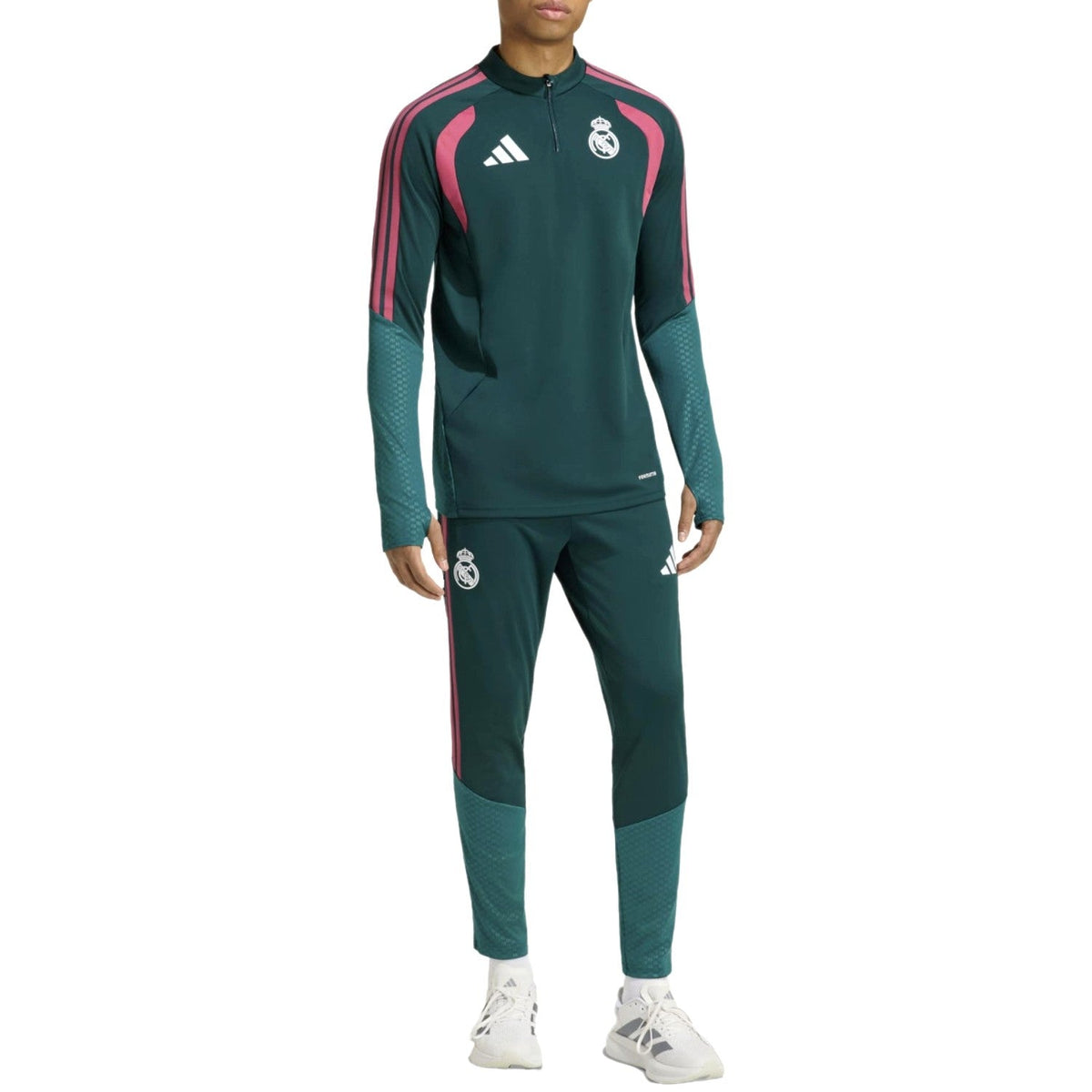 Real Madrid CF green training technical Soccer tracksuit 2026/27 - Adidas-1