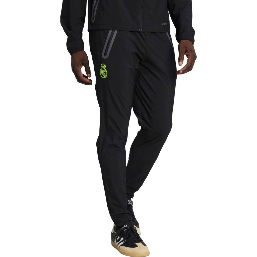 Real Madrid black Tech presentation soccer tracksuit 2026 - Adidas-2