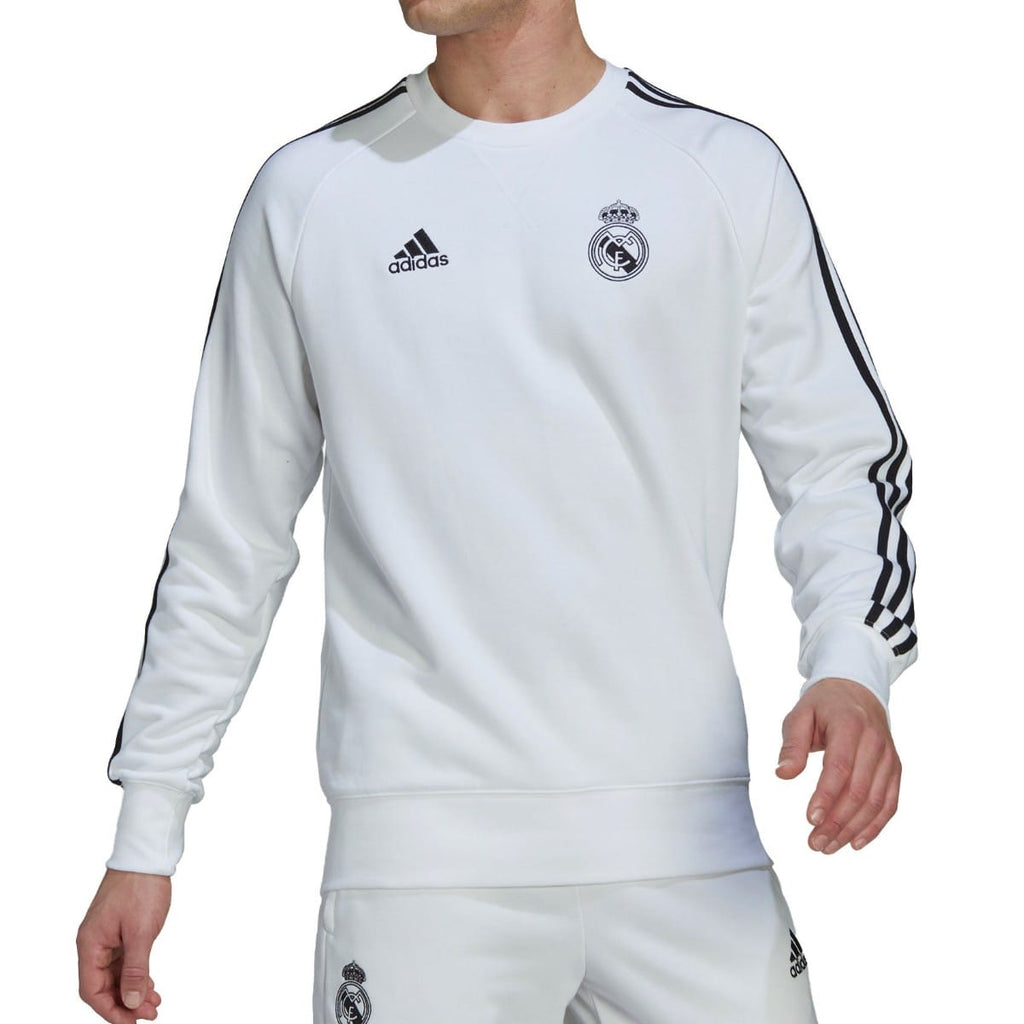 Real Madrid white training sweat Soccer tracksuit 2022/23 - Adidas-3