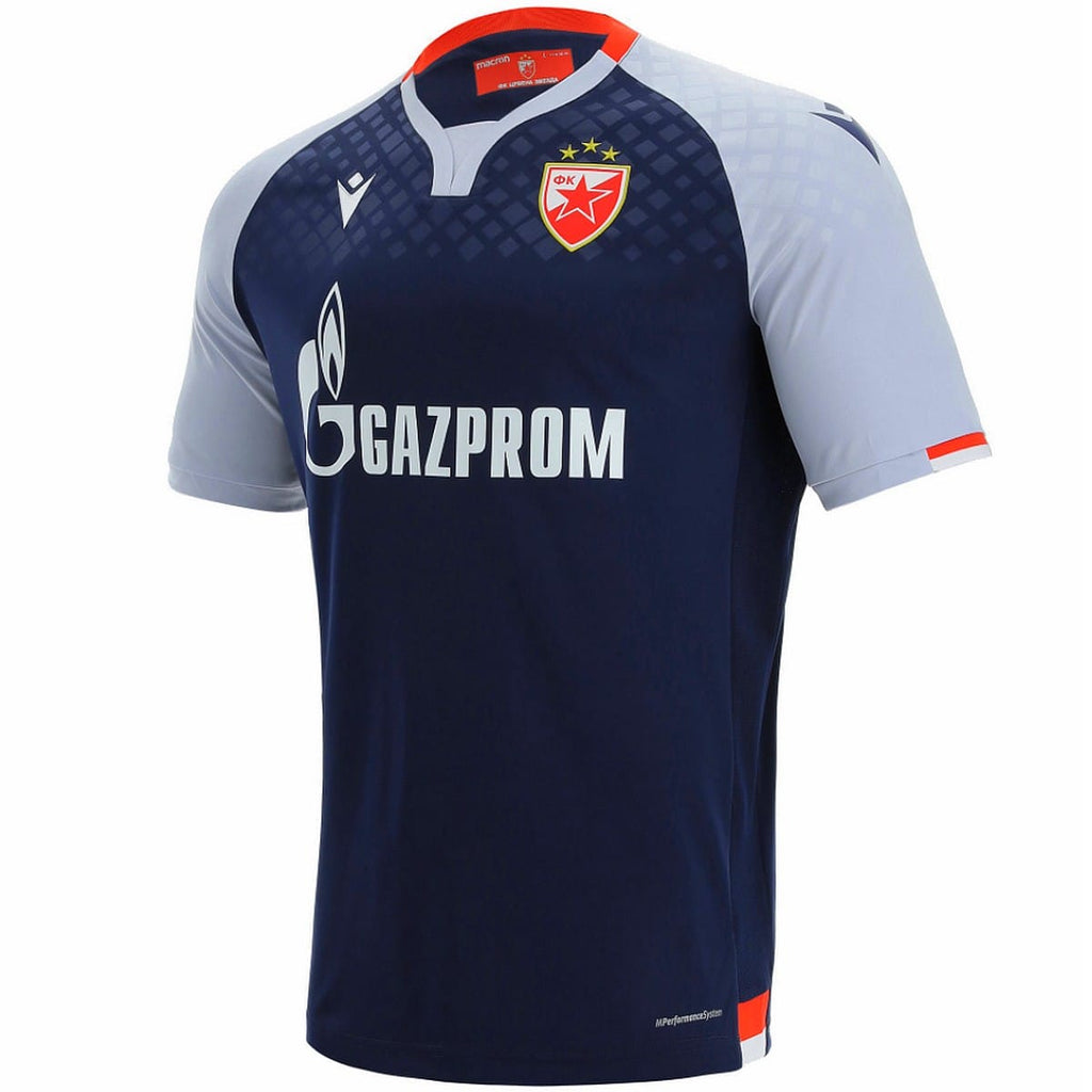 Red Star Belgrade Away soccer jersey 2021/22 - Macron-0