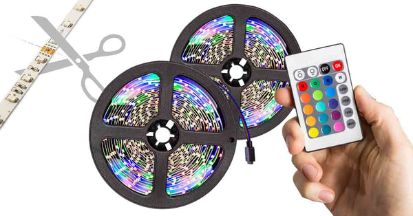 Striscia LED RGB5050 programmabile multicolore