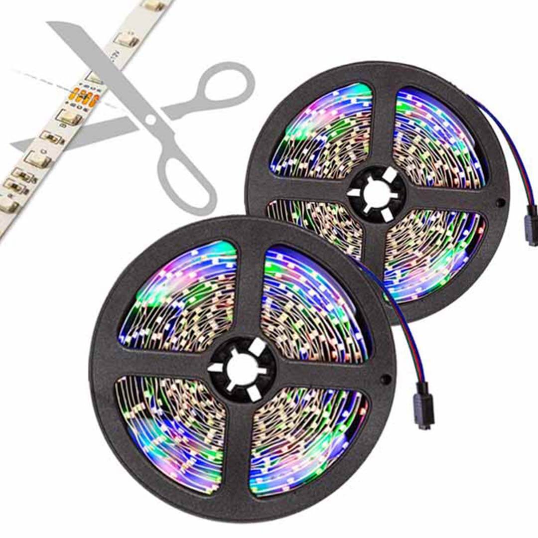 Striscia LED RGB5050 programmabile multicolore