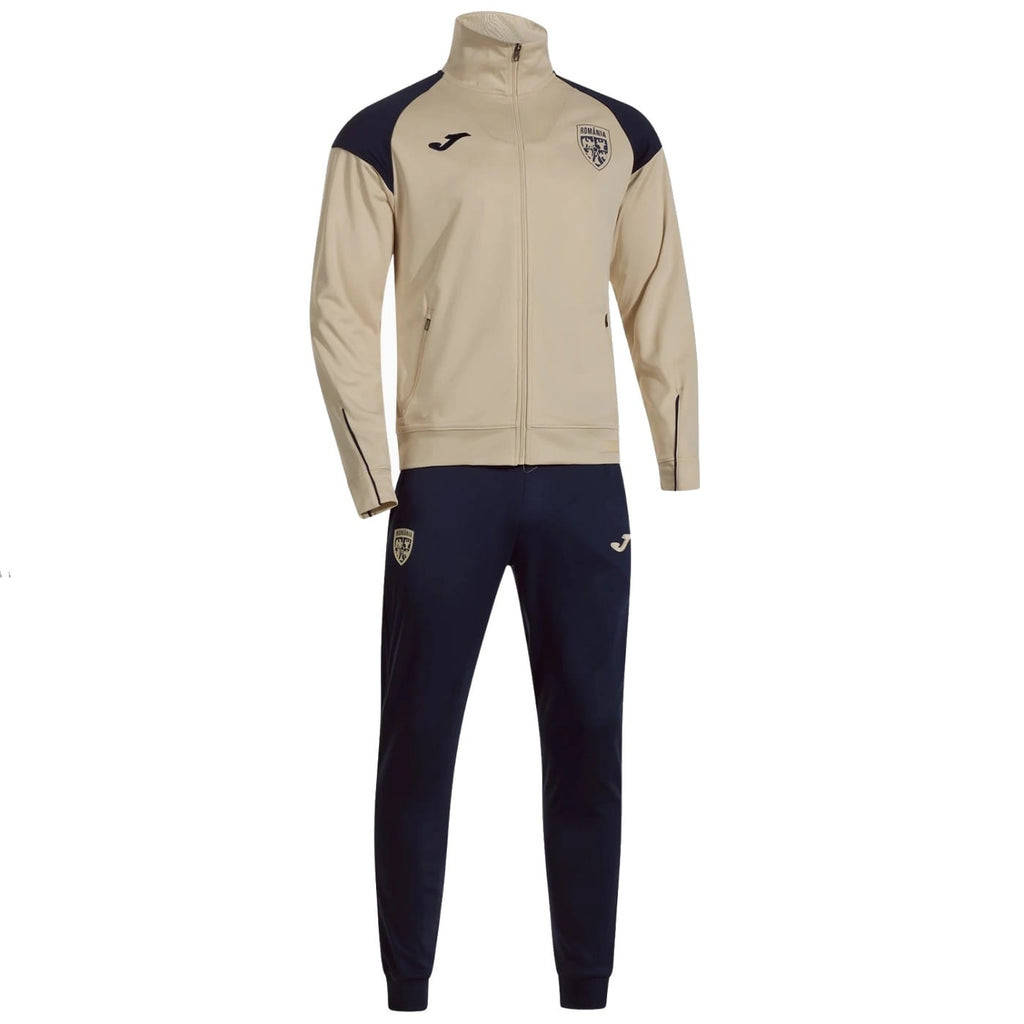 Romania gold/navy training presentation Soccer tracksuit 2026 - Joma-3
