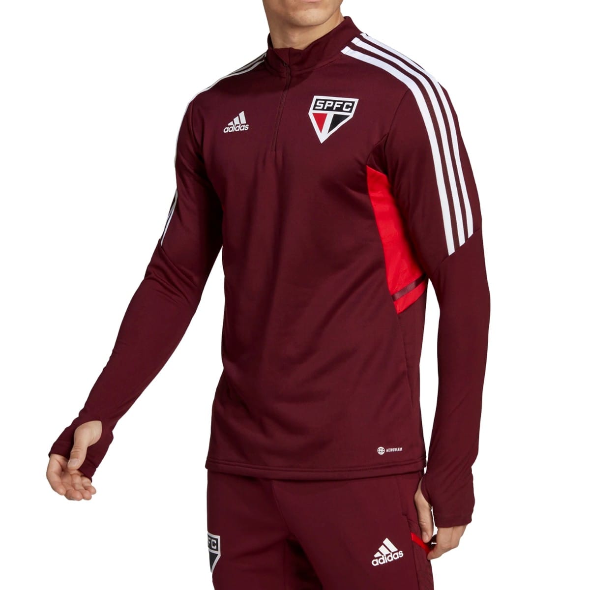 Sao Paulo training technical Soccer tracksuit 2021/22 - Adidas-2