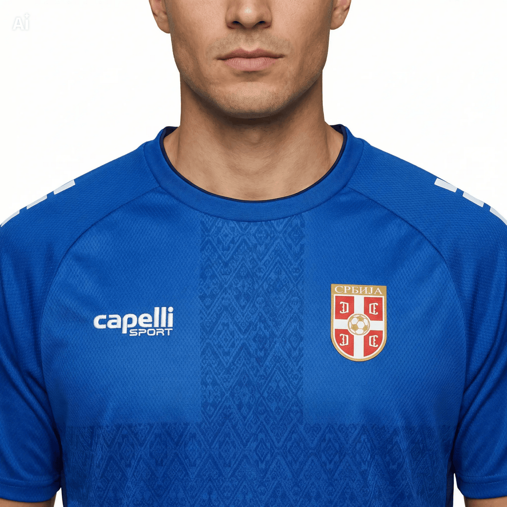 Serbia national team Home soccer jersey 2024/25 - Capelli Sport-3