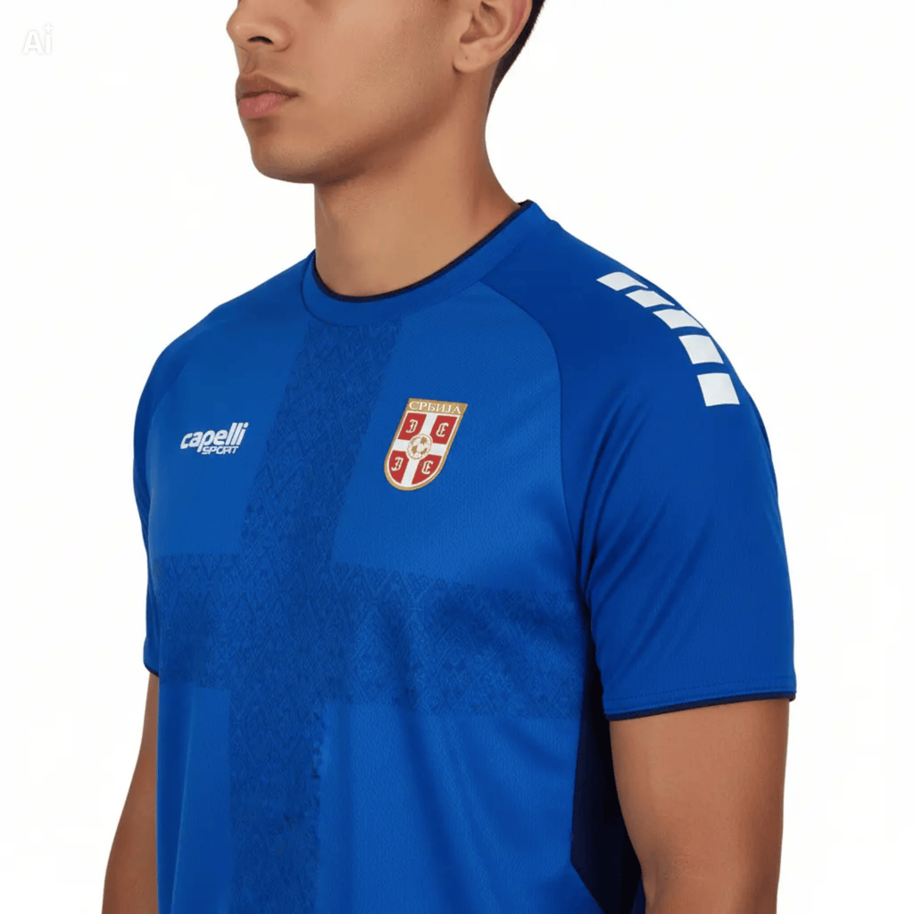 Serbia national team Home soccer jersey 2024/25 - Capelli Sport-1