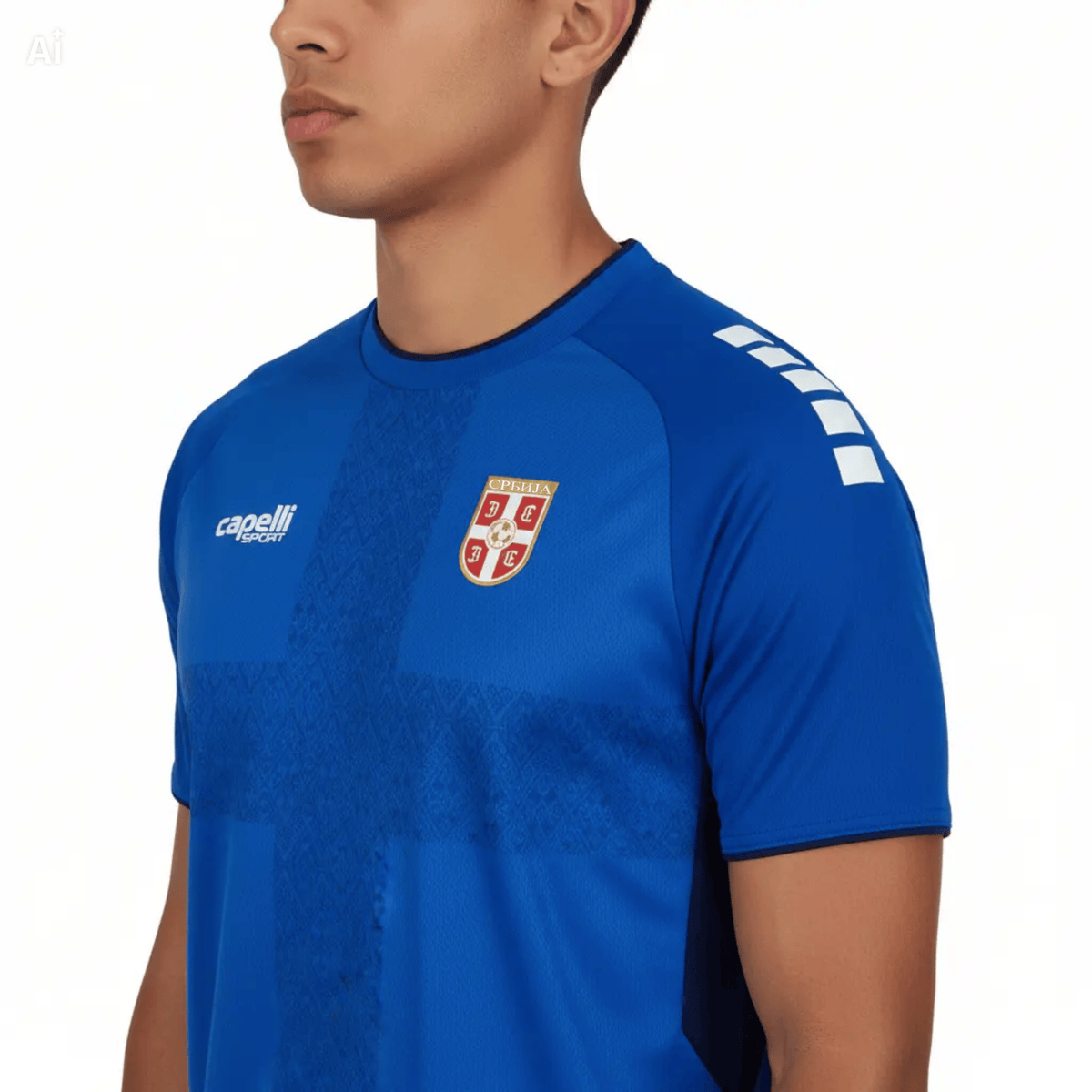 Serbia national team Home soccer jersey 2024/25 - Capelli Sport-1