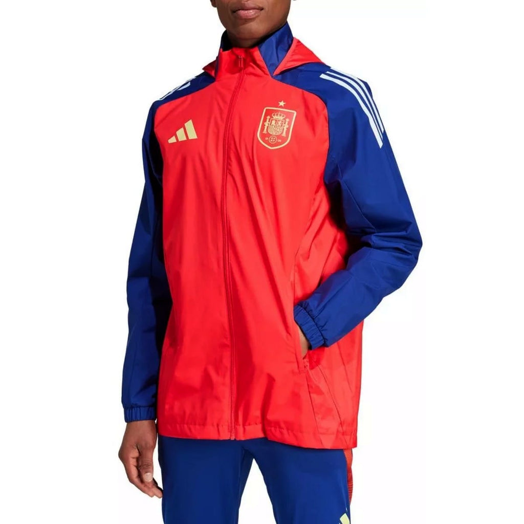 Spain soccer training rain jacket 2024/25 - Adidas-1