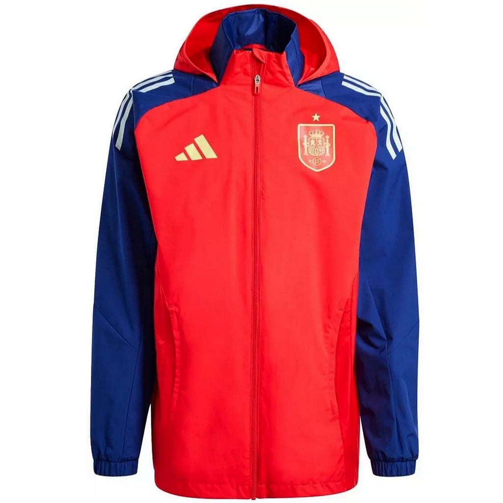 Spain soccer training rain jacket 2024/25 - Adidas-0