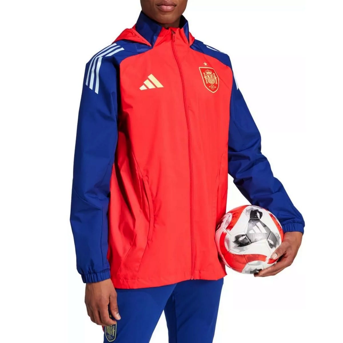 Spain soccer training rain jacket 2024/25 - Adidas-4