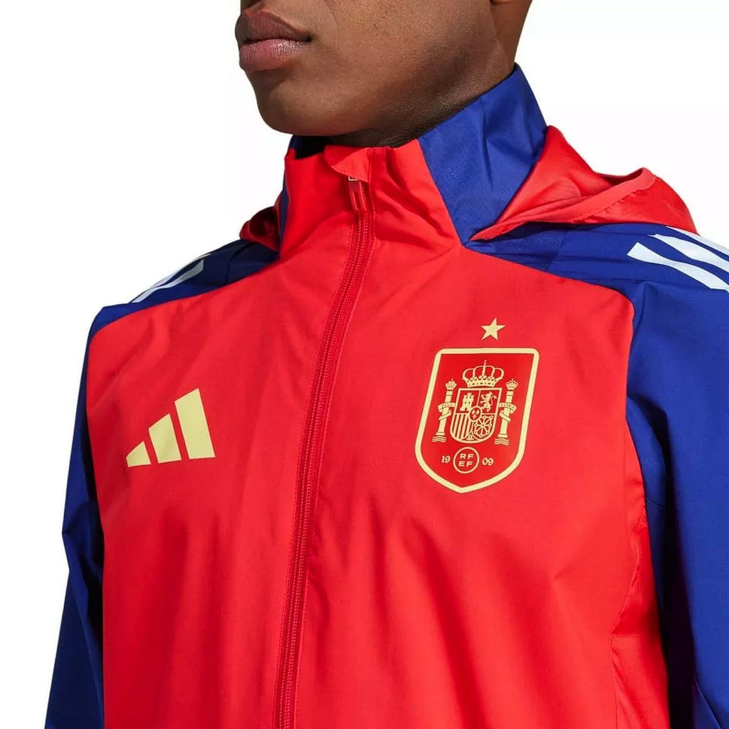 Spain soccer training rain jacket 2024/25 - Adidas-3